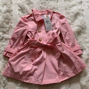 Ralph Lauren baby pink trench coat